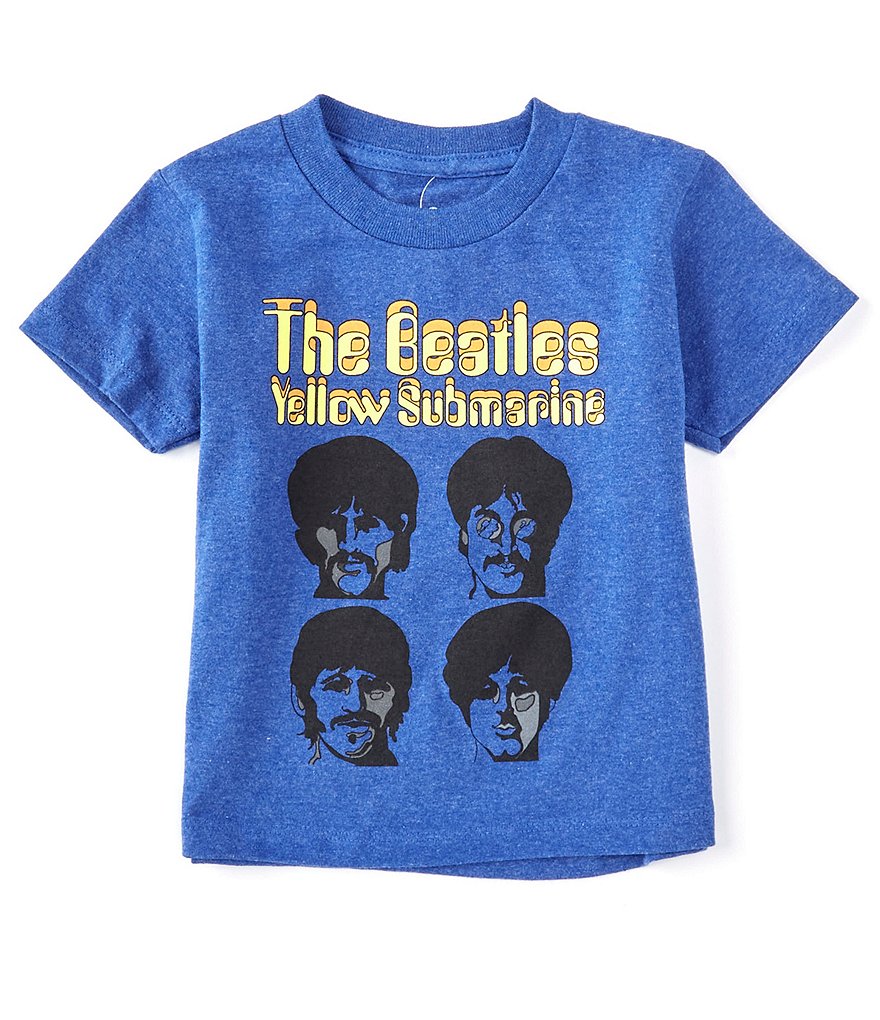 The Beatles Little Boys 2T-7 Short-Sleeve Yellow Submarine Tee
