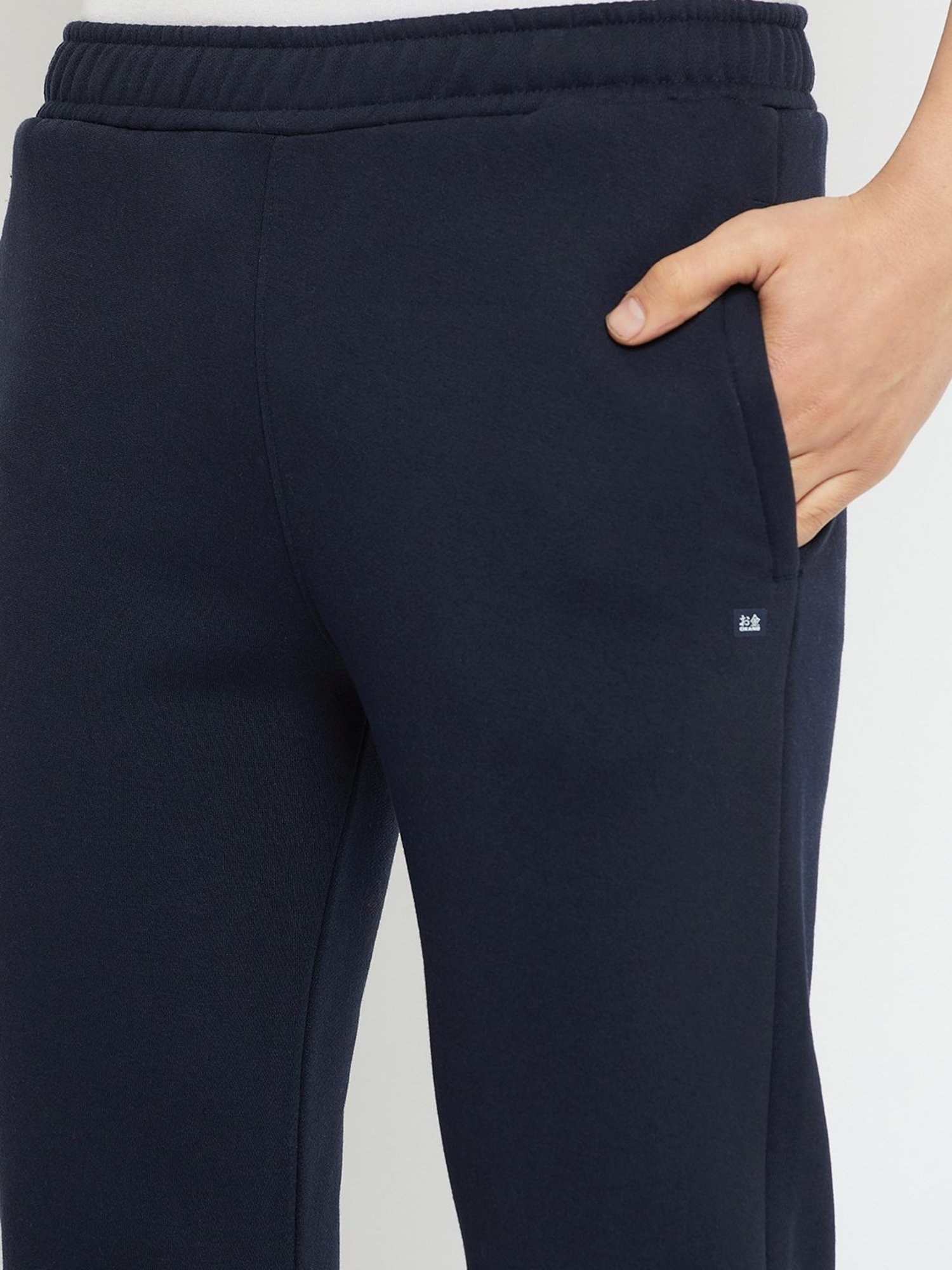 Okane Blue Regular Fit Colour Block Co-Ord Set