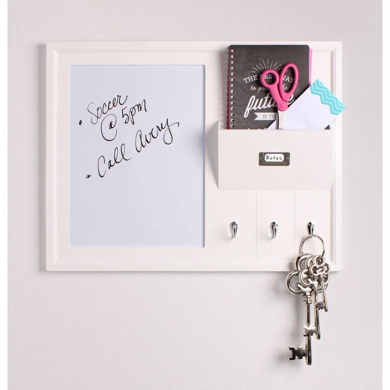 22" x 32" Cates Barn Door Wood Framed Chalkboard Rustic Brown - Kate and Laurel