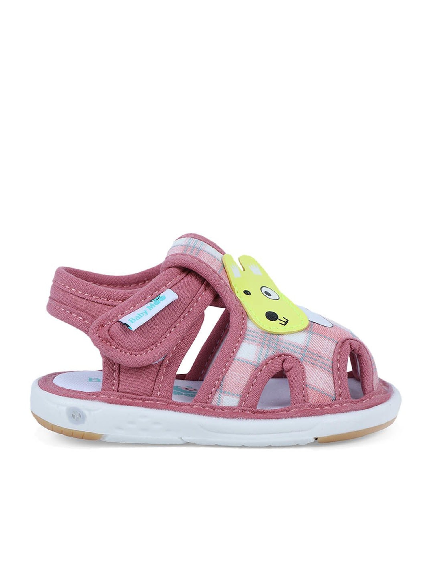Passion Petals Kids Pink Sling Back Clogs