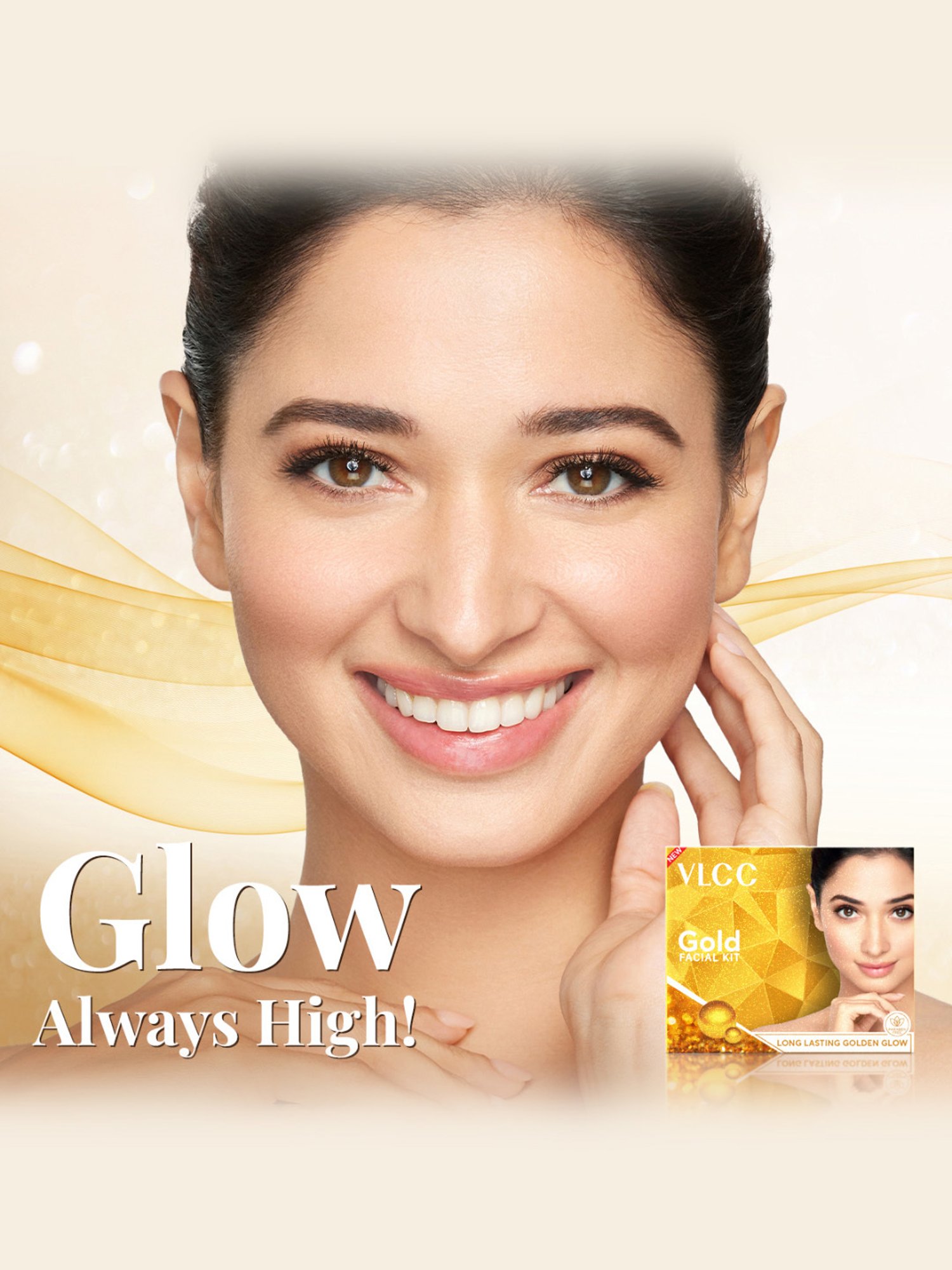 VLCC Gold Facial Kit for Bright & Glowing Skin - 60 gm