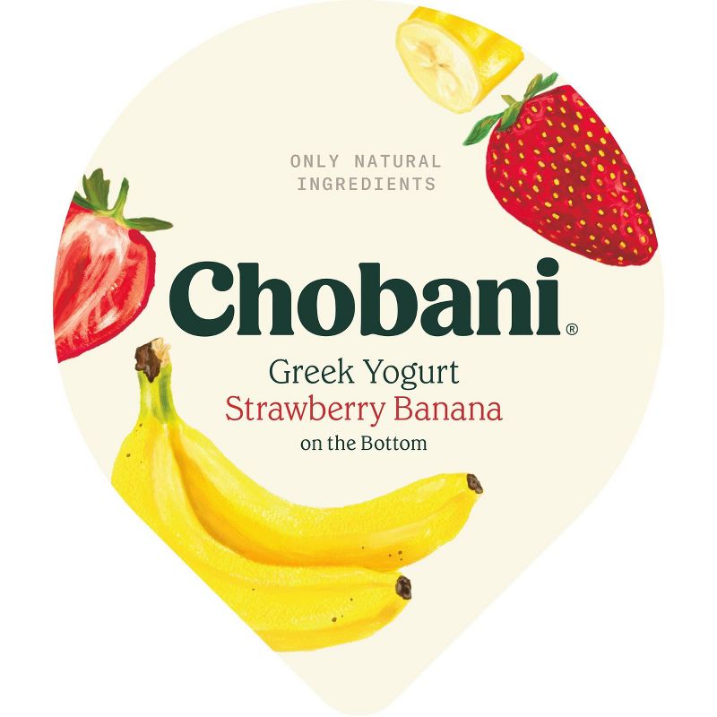 Chobani Strawberry Banana on the Bottom Low Fat Greek Yogurt - 5.3oz