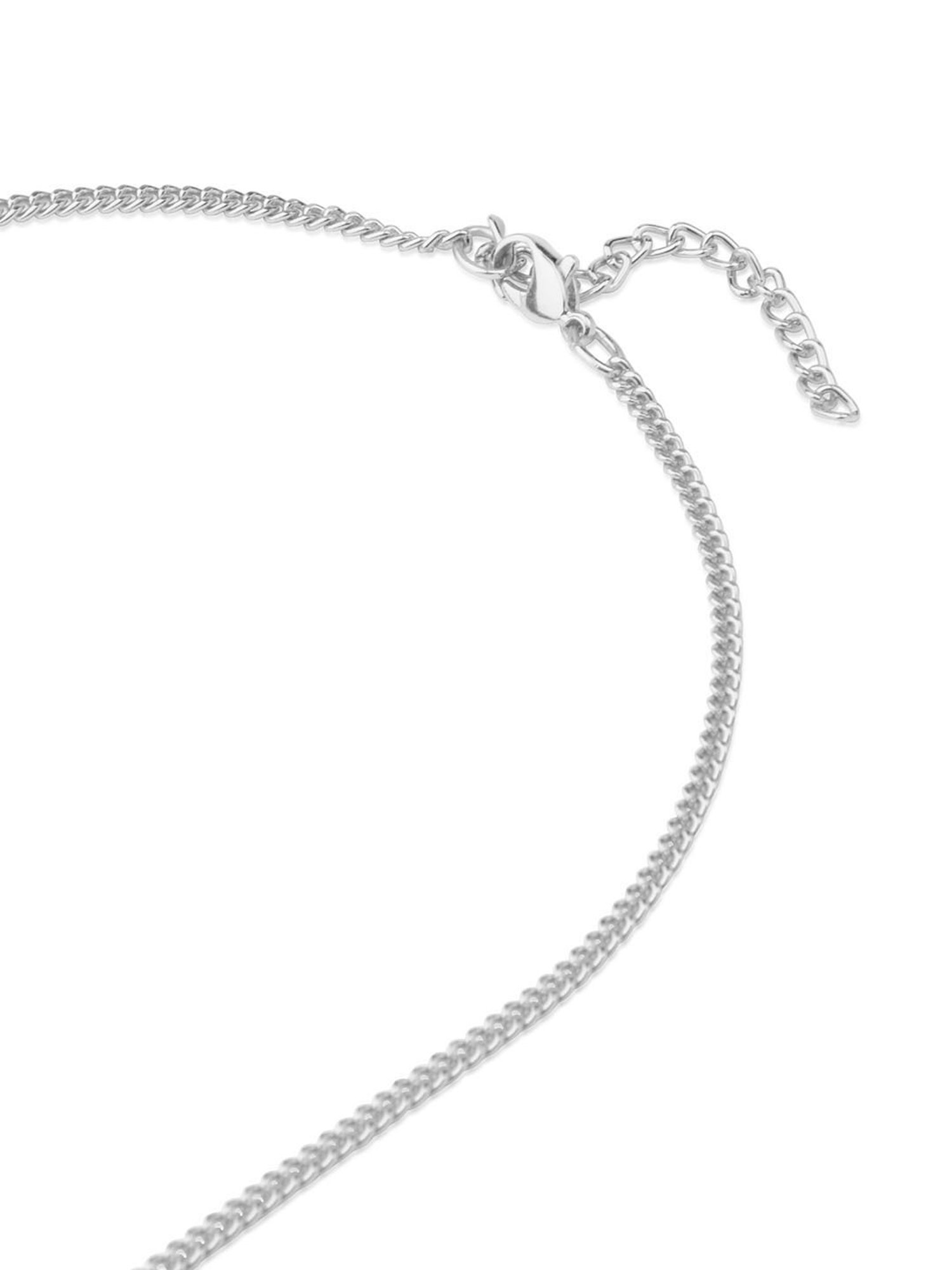 The Bro Code Silver-Plated Chakra OM Pendant Necklace for Men