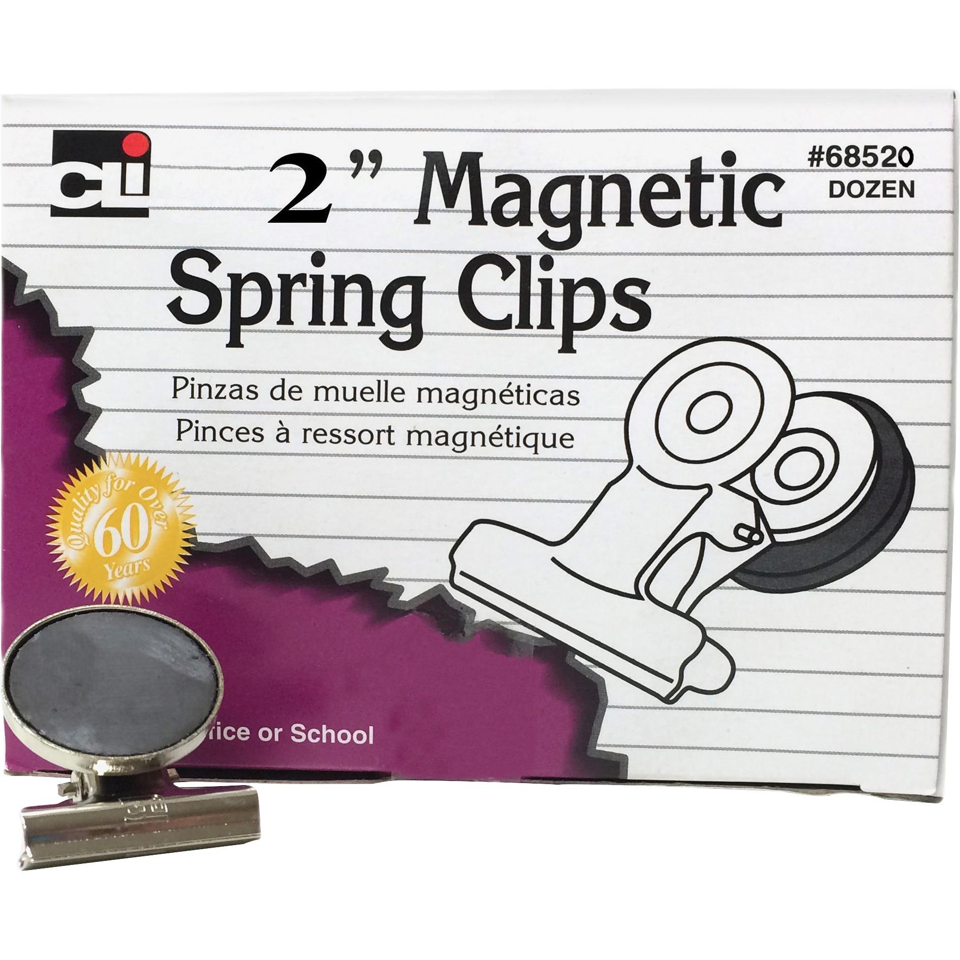 Magnetic Spring Clips Box-12 1 Each