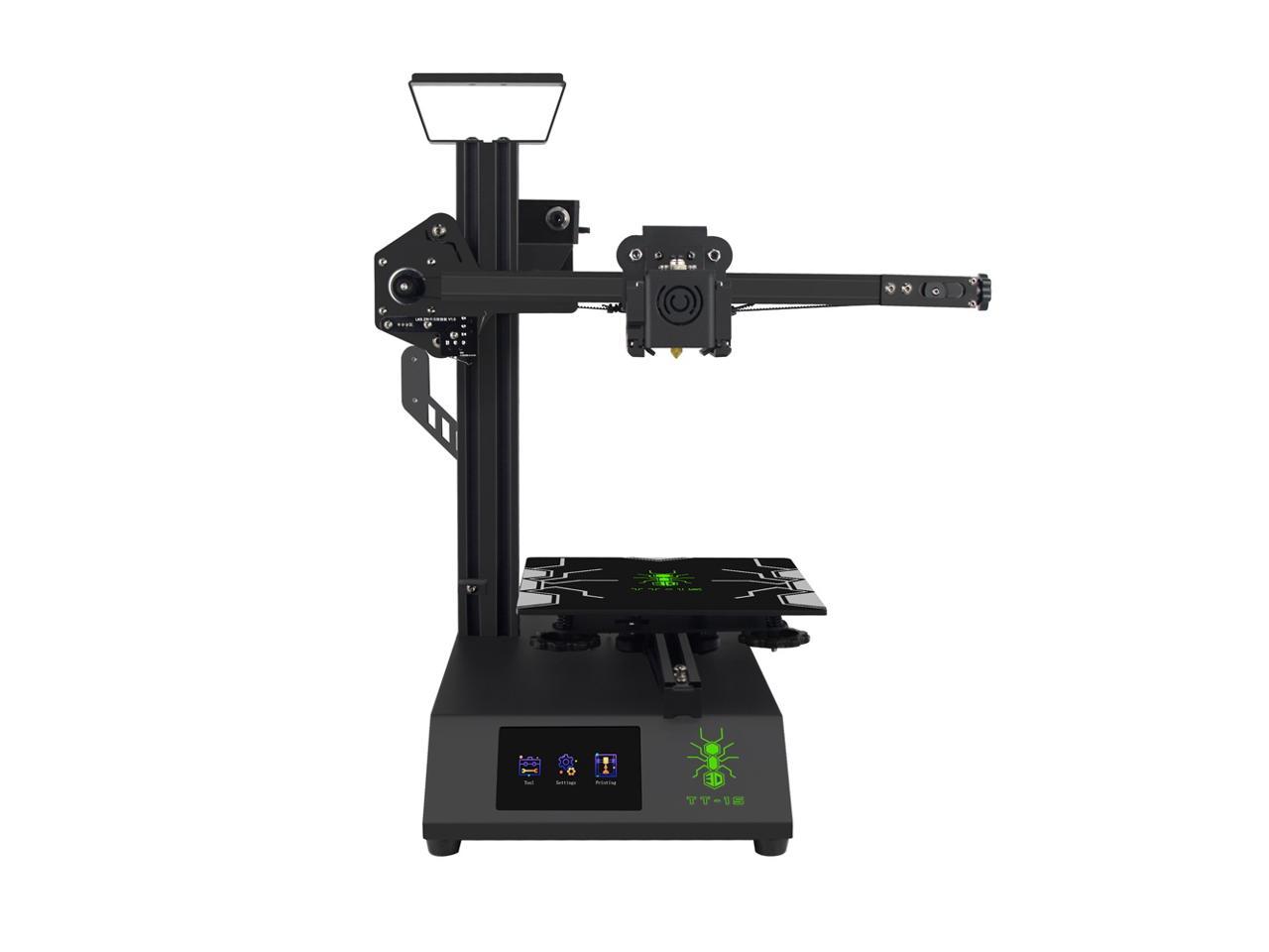 3D Printer Light-weighted Beginner DIY Kit 180x180x180mm Printing Area Cantilever Design with 3.5Inch Touch Screen/Power Resume/Titan Extruder Support Multi-Language