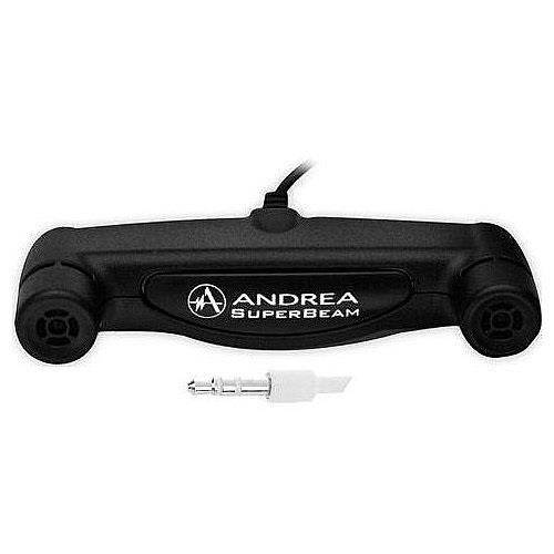 andrea c110198001 model array2s soundmax superbeam array microphone with 3.5 mm connector, two unidirectional microphones with individual channels to a stereo output