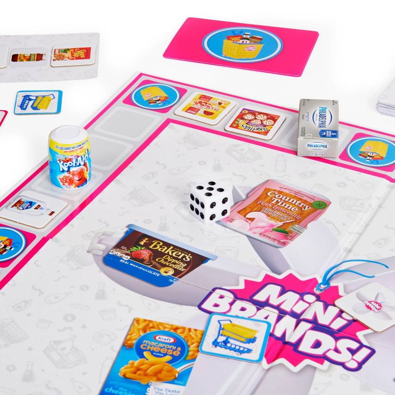 5 Surprise Mini Brands! Mini Market Dash Board Game