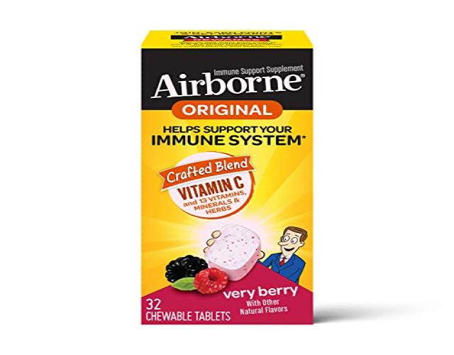 Airborne 20221 -  Immune Support Chewable Tablet, Berry