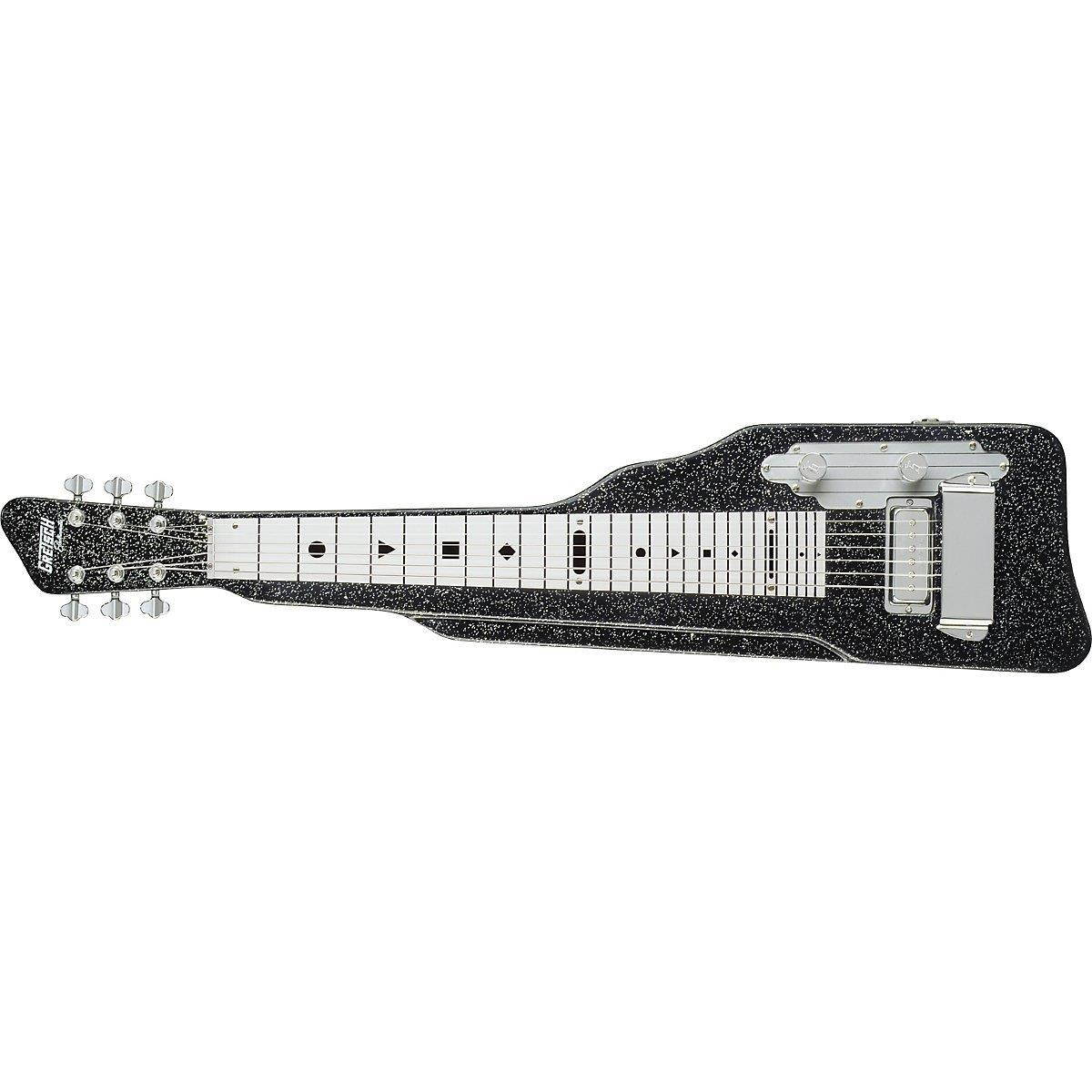 Gretsch G5715 Lap Steel Electric Guitar Maple Neck Black Sparkle