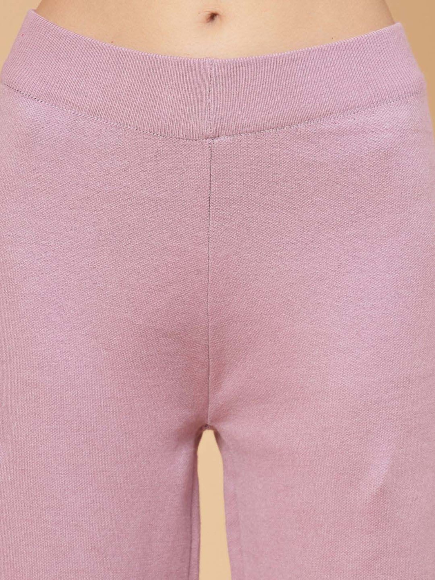 Mafadeny Lilac Plain Top Pants Set