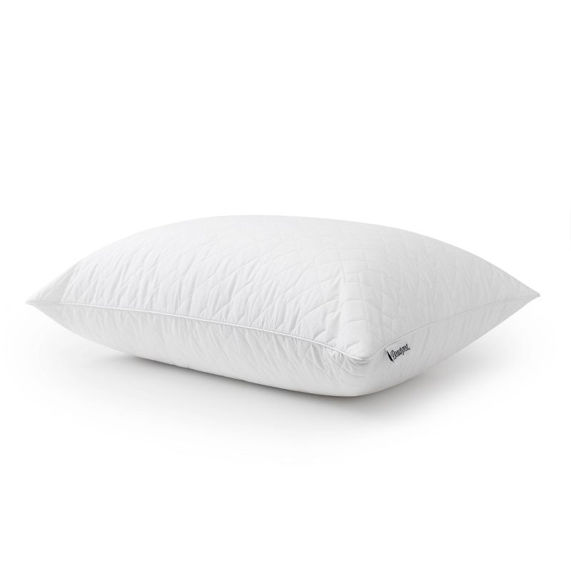Standard/Queen 2pk Quilted Cotton Bed Pillow - Beautyrest
