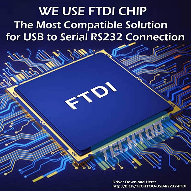 2 Port Professional FTDI CHIP USB to RS232 Serial Cable DB9 Serial Adapter Converter 9Pin Male to Male with Thumbscrews