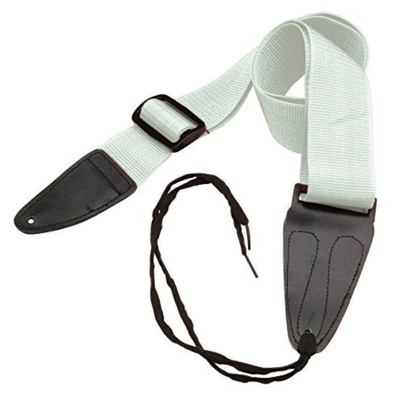 On-Stage GSA10 Adjustable Guitar Strap, White