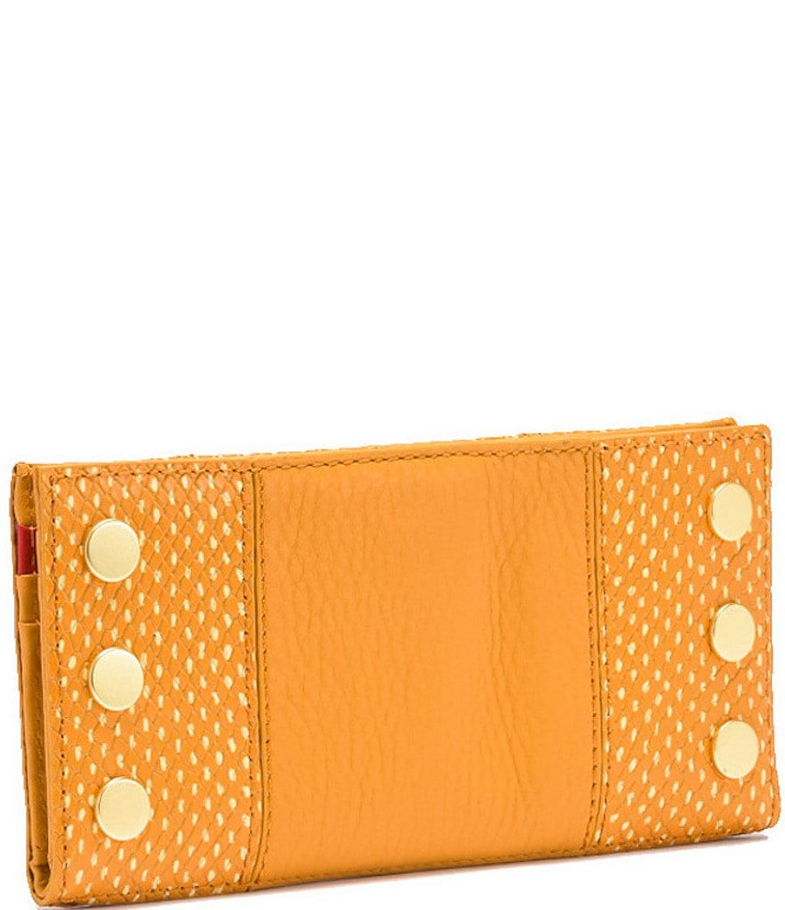 Hammitt 110 North Snake-Embossed Leather Checkbook Wallet