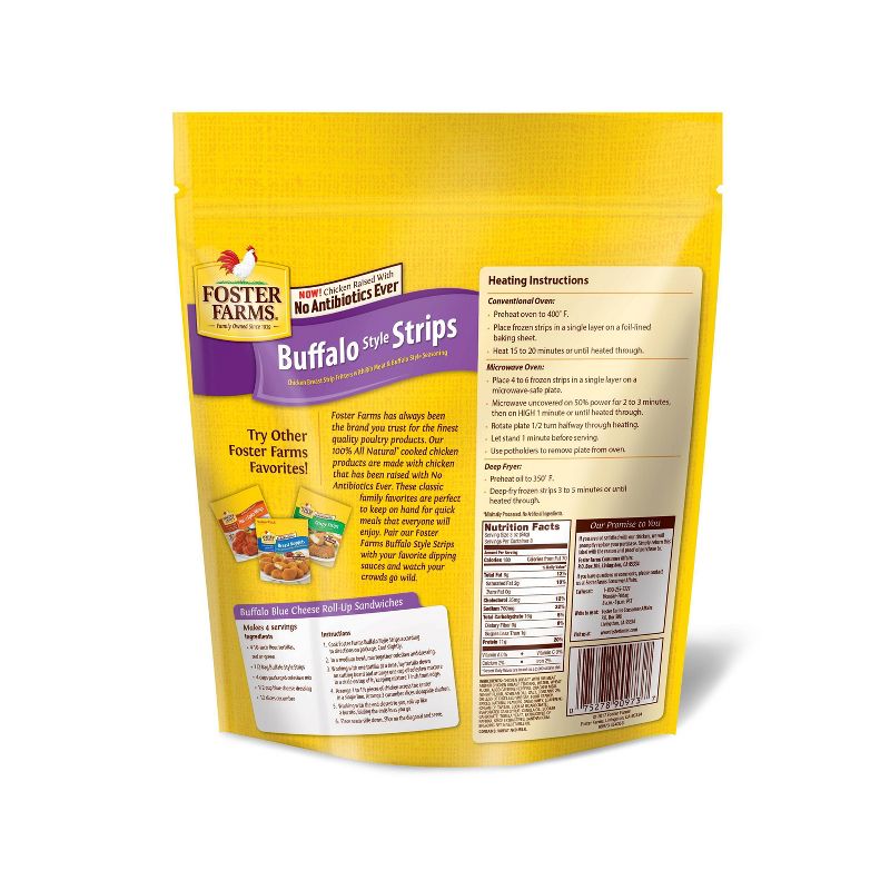 Foster Farms Buffalo Strips - Frozen - 24oz