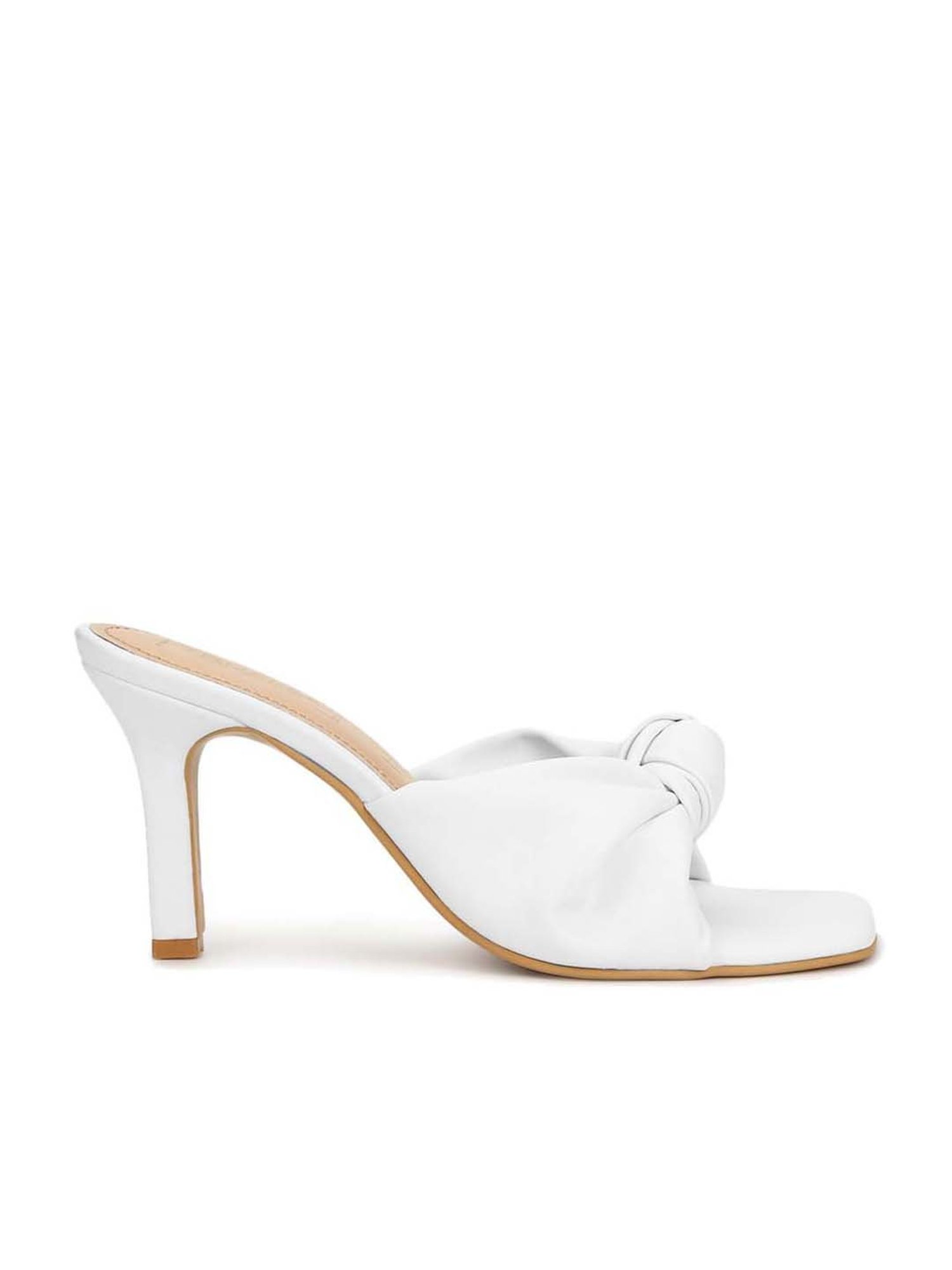 Truffle Collection Women's White Casual Stilettos