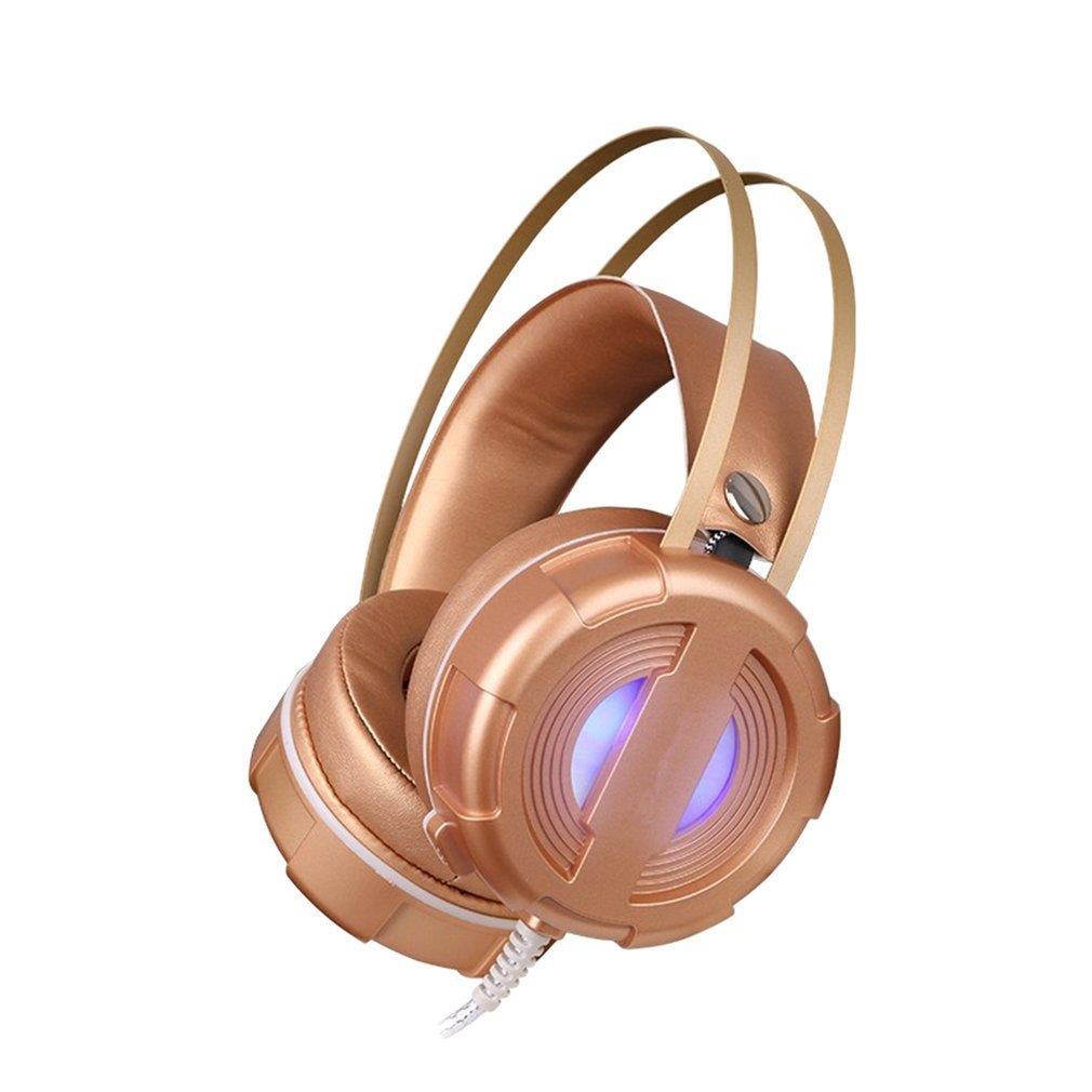 G3 Professional Headset With Super Bass Music Headband Noise Cancealing Headphone with Microphone Colorful LED Light