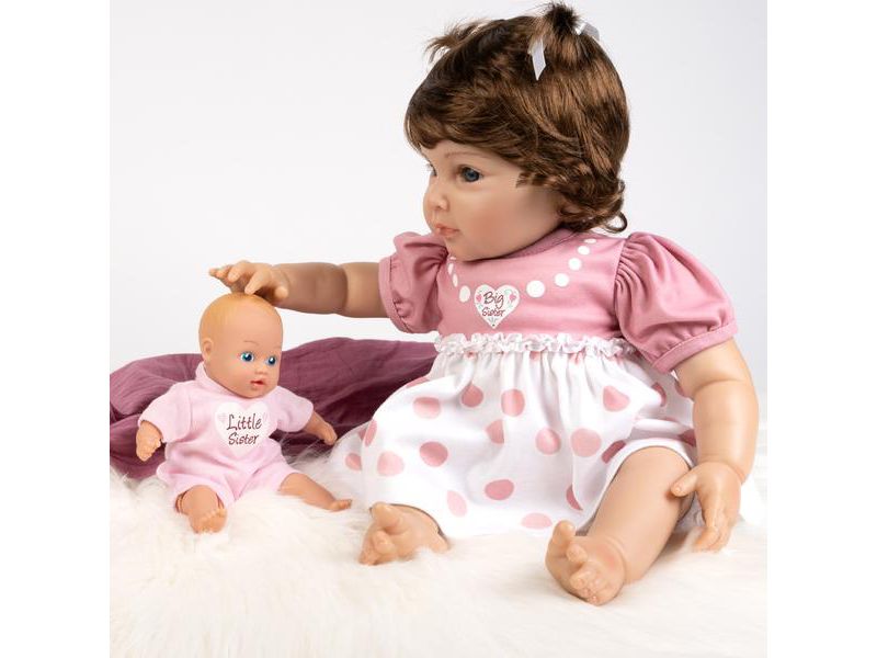 Paradise Galleries Reborn Toddler Doll - Big Sister, 20 inch in SoftTouch Vinyl, 6-Piece Reborn Doll Gift Set