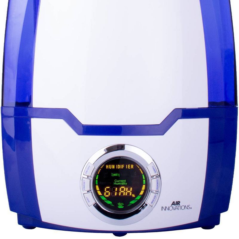 Air Innovations 1.37 Gal Ultrasonic Cool Mist Humidifier with Aroma Tray Blue