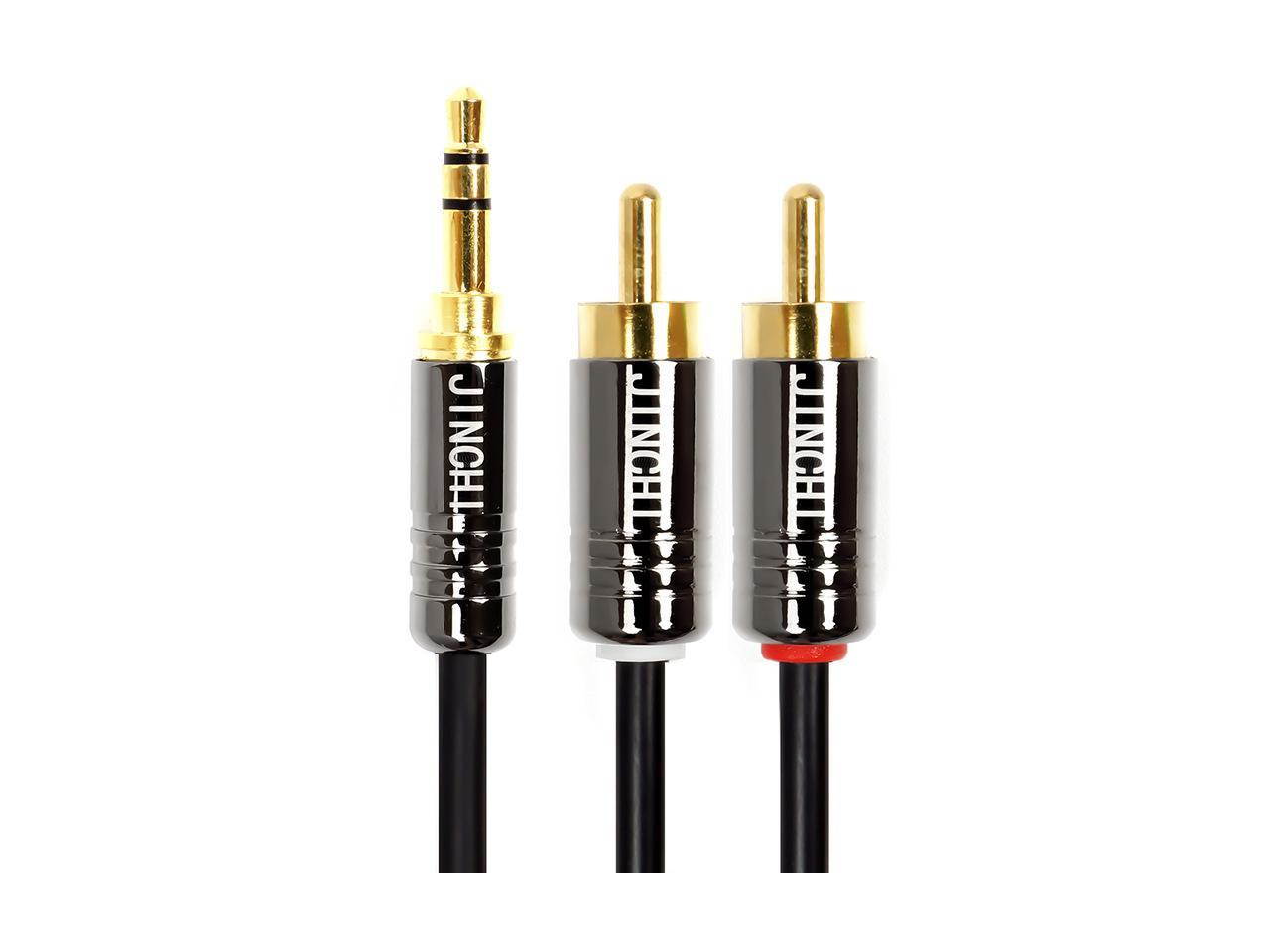 RCA Cable 2rca to 3.5 Audio Cable Rca 3.5mm Jack for Phone Edifer Home Theater DVD 2RCA Aux Cable Male to Male