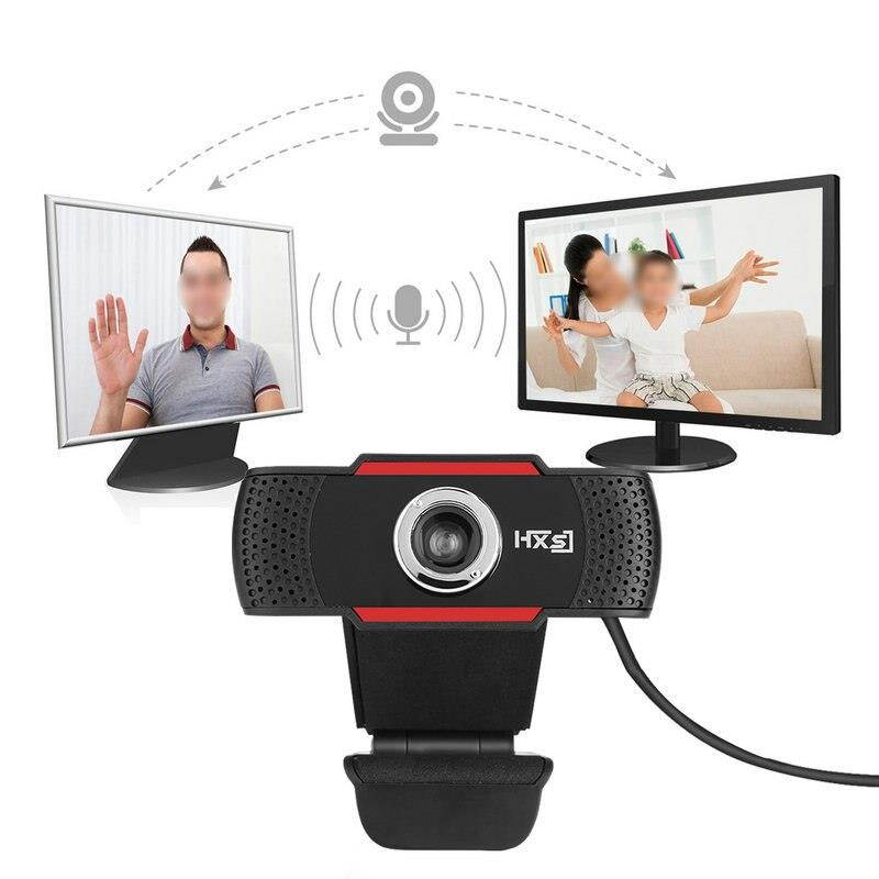 New S20 12M Pixels Webcam Web Camera HD Adjustable Rotating Stand Auto White Balance for Desktop Computer Laptop Universal