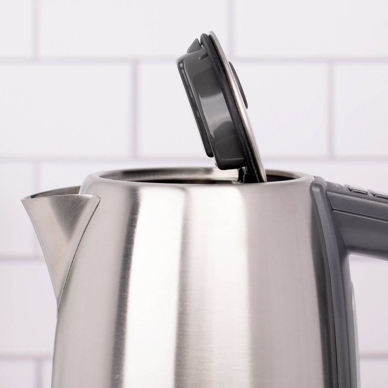 Capresso 4 Temperature Electric Water Kettle H2O Steel PLUS - Stainless Steel 278.05