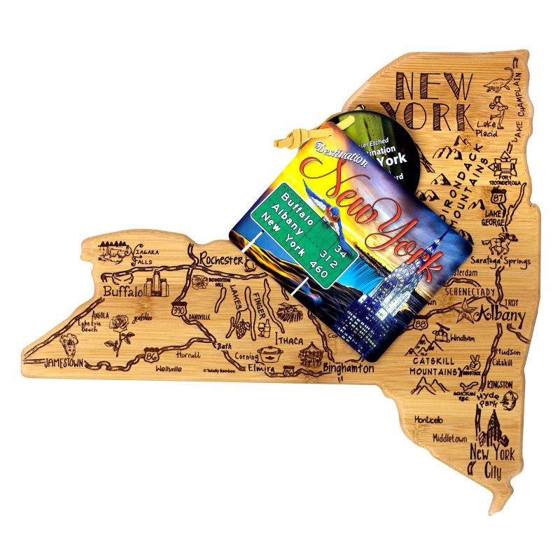 Totally Bamboo Destination New York Serving and Cutting Board