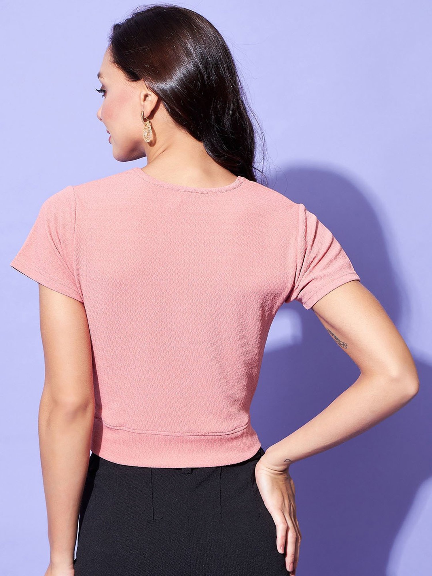 StyleStone Pink Crop Top