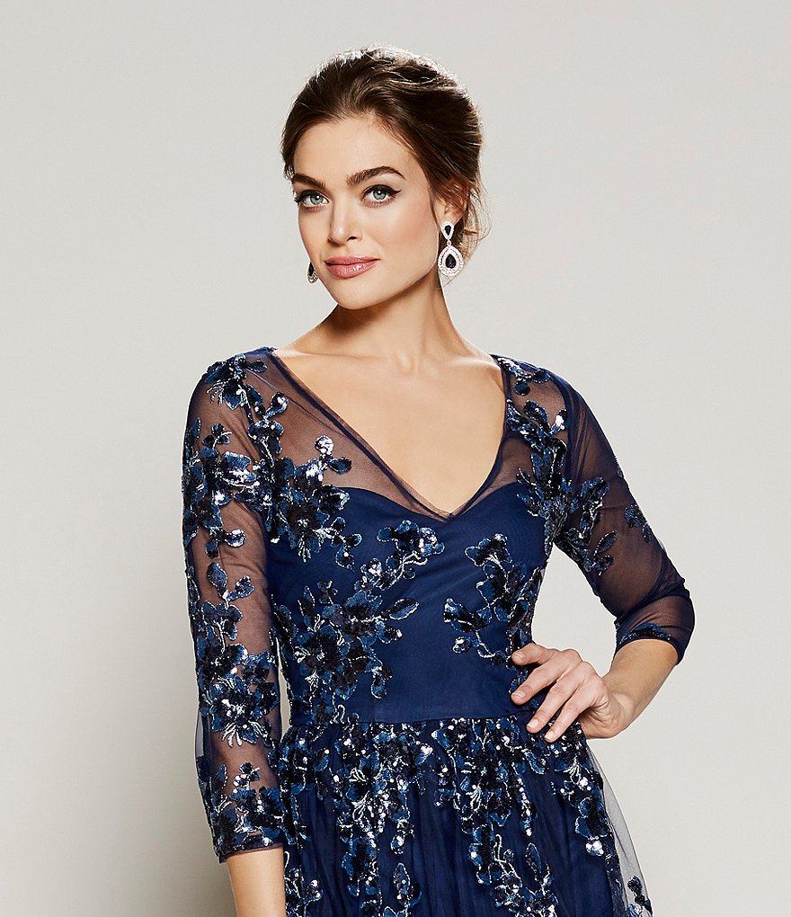 Gemma Layne Pave Teardrop Statement Earrings