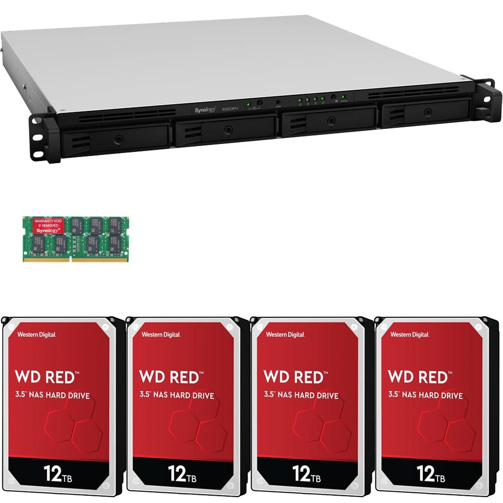 Synology RS820RP+ 4-Bay RackStation NAS with 8TB (4x2TB) of Western Digital RED NAS Drives Fully Assembled Tested By CustomTechSales