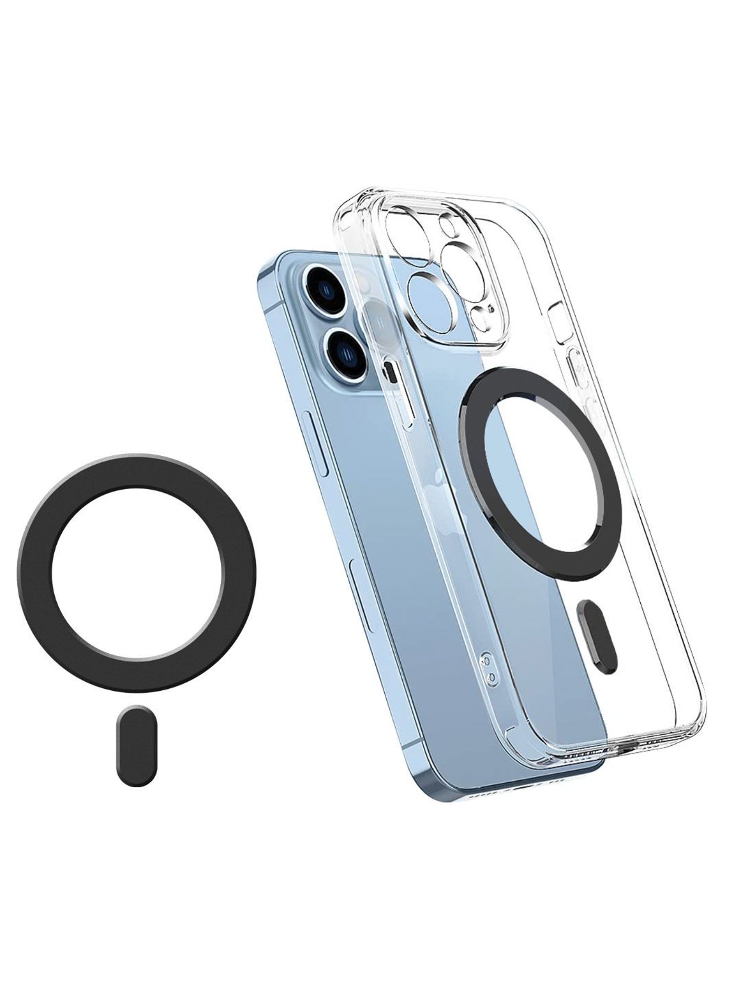 GRIPP MAGRING Magnetic Supporter for Mag-Safe Ring for All Qi Enabled Phones - Black