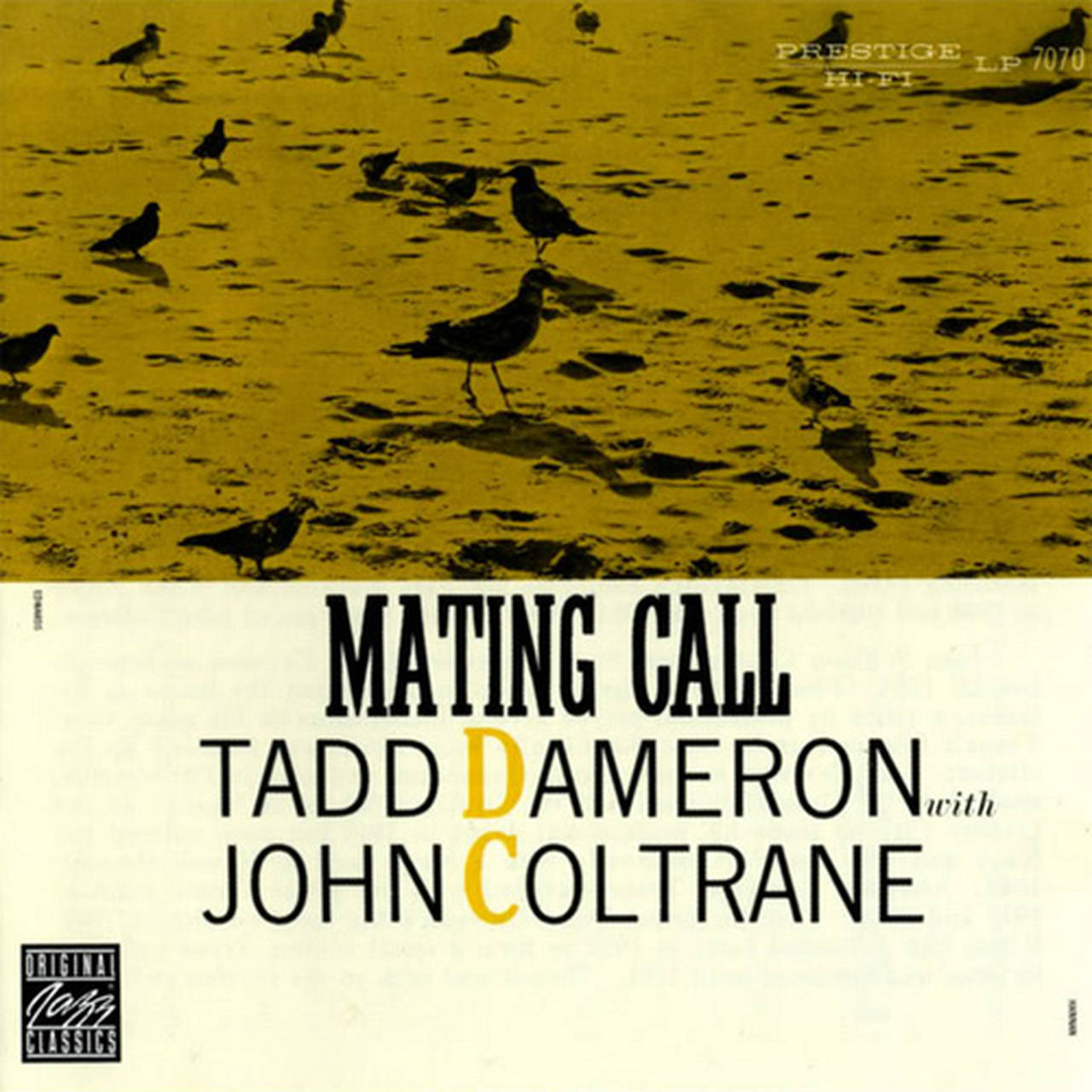 Tadd Dameron with John Coltrane Mating Call LP (Vinyl)