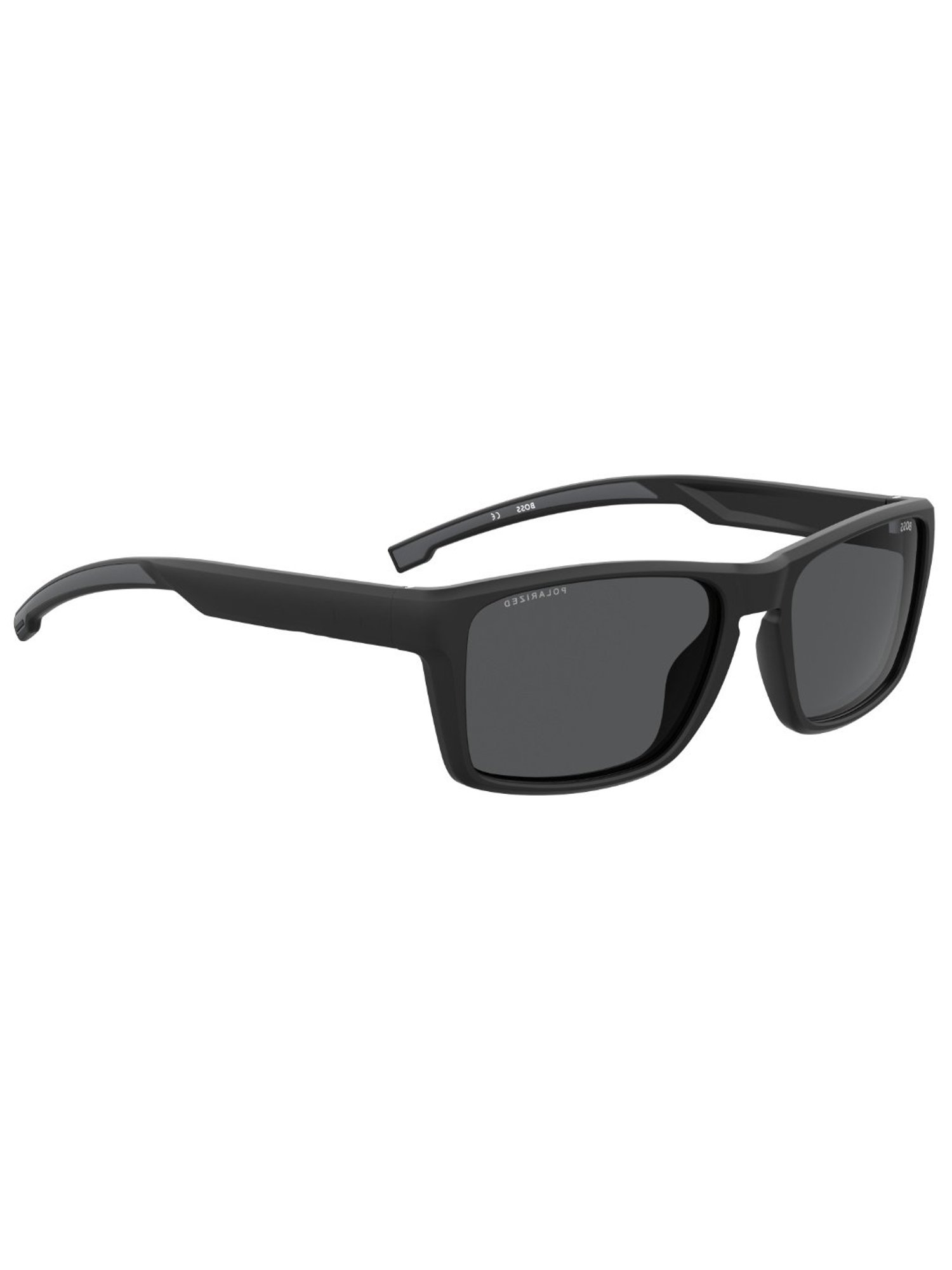 Hugo Boss Grey Rectangular Sunglasses for Men