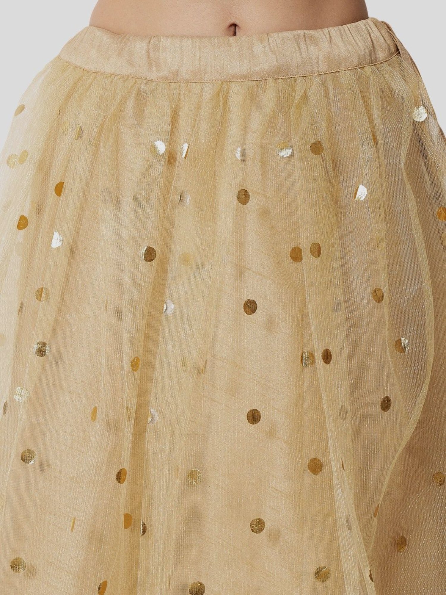 Studiorasa Beige Polka Dots Skirt