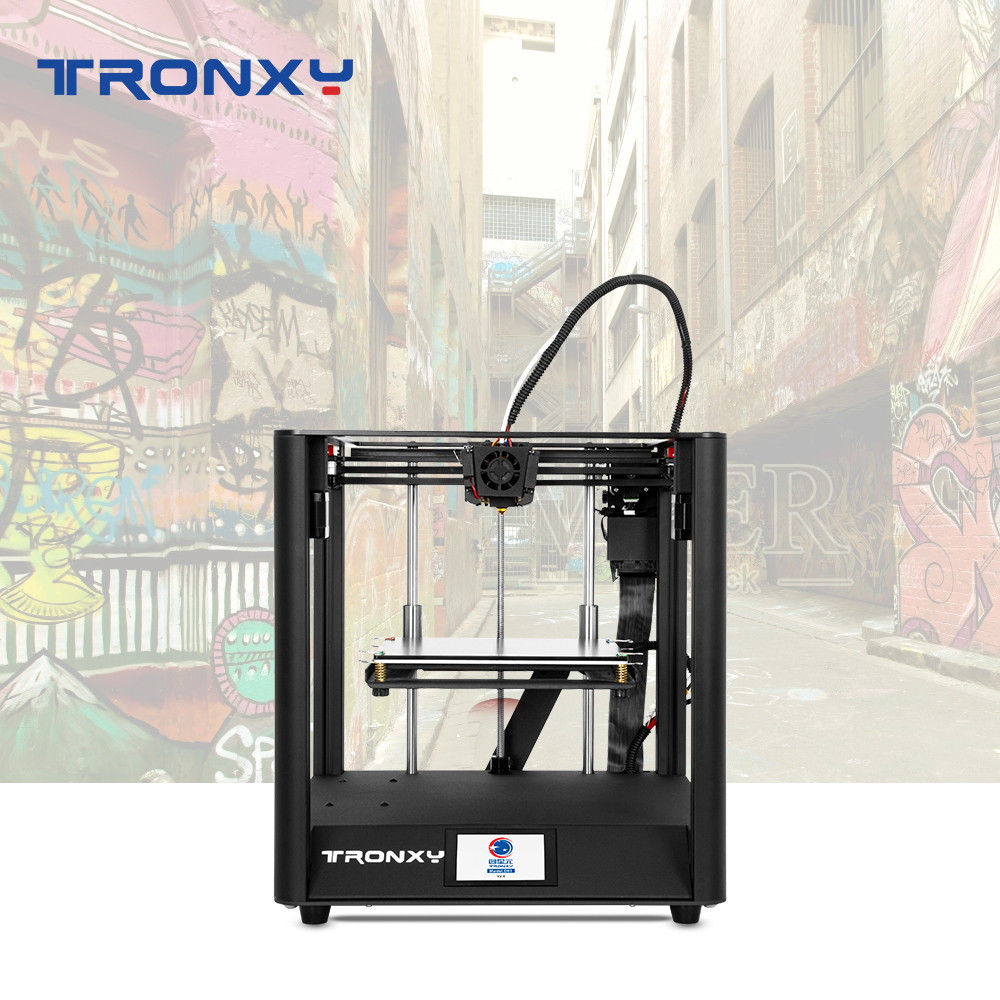 TRONXY D01 Quickly Assemble 3D Printer Ultra Quiet Mode Titan Extruder Acrylic Mask Power Recovery Filament Detection