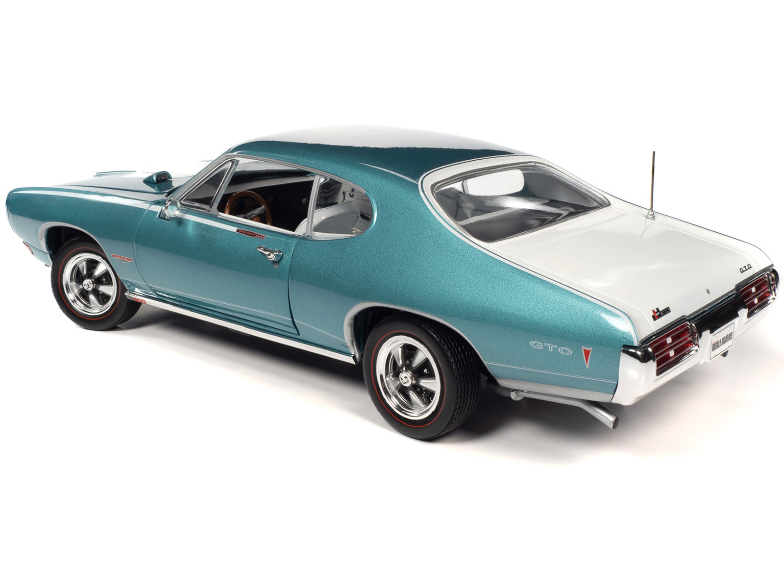 1967 Pontiac Bonneville Champagne Gold Metallic with White Top Limited Edition to 200 pieces Worldwide 1/43 Model Car by Goldvarg Collection