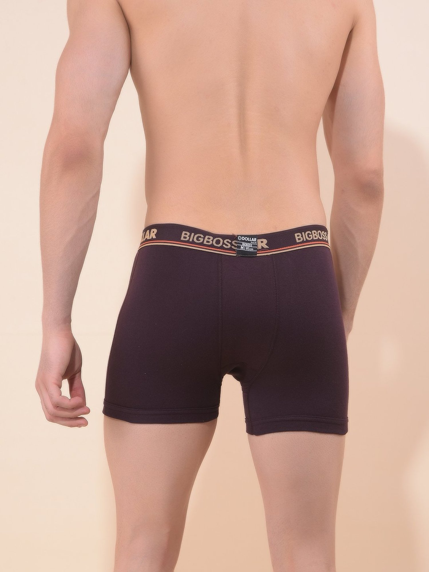 Dollar Bigboss Assorted Combed Cotton Trunks - Pack of 3