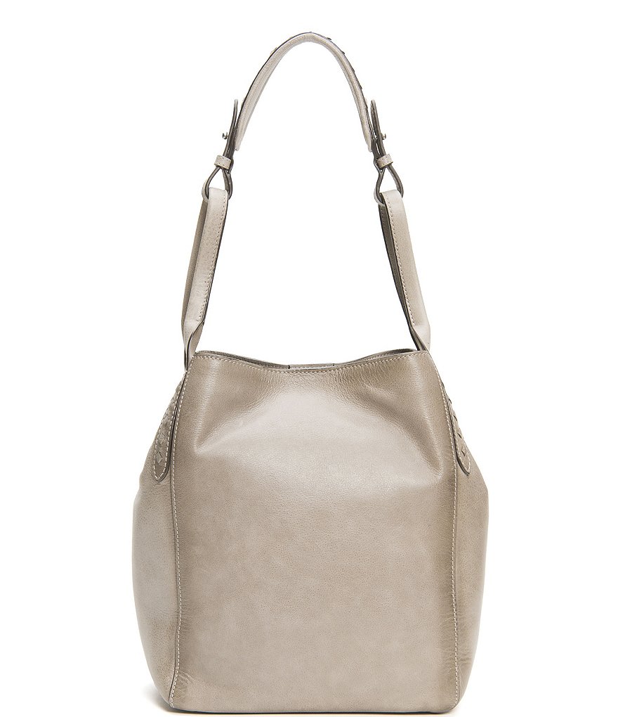 Frye Reed Magnetic Snap Leather Hobo Bag