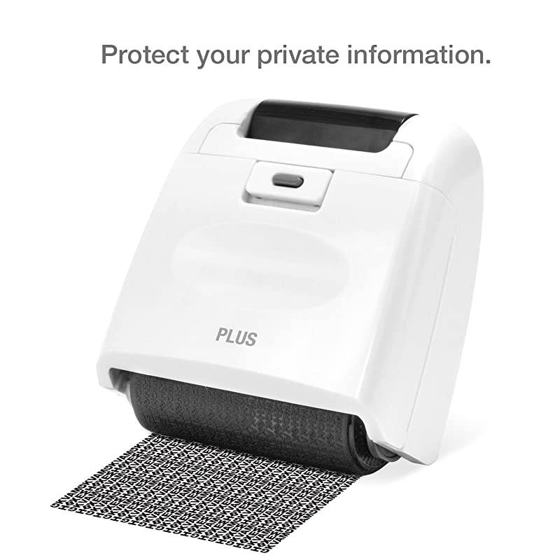 Theft Prevention Security Stamp Wide Roller Security Stamp Kits (White)