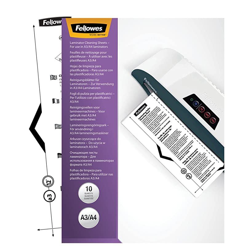 Laminator Cleaning Sheets 10 per Pack 5320603 White