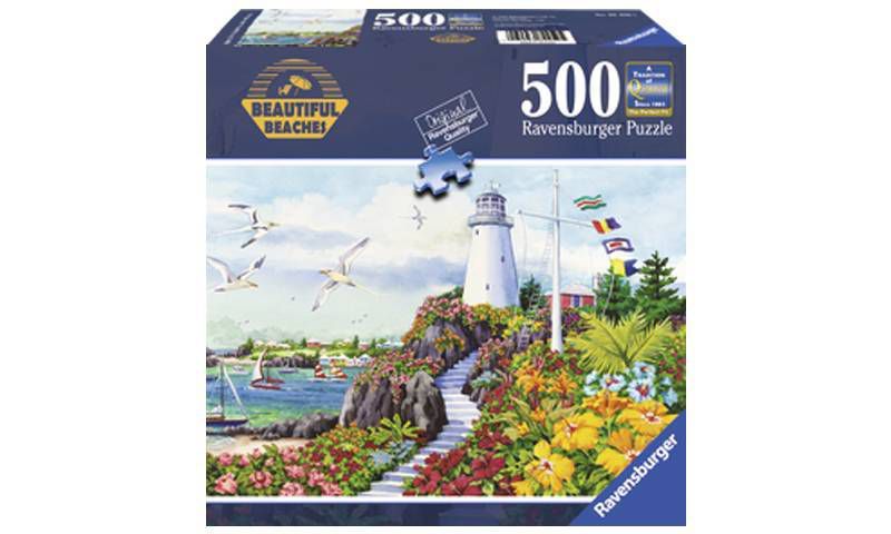 Ravensburger Beautiful Beaches: Summer Lighthouse Jigsaw Puzzle - 500pc