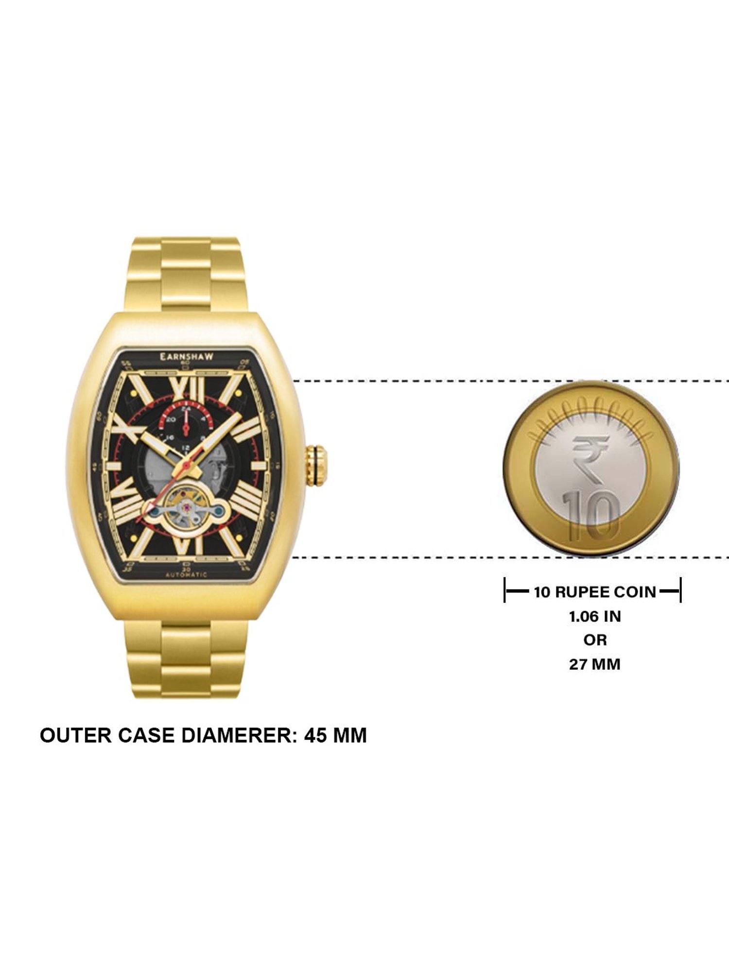 EARNSHAW ES-8272-22 Supremacy Automatic Watch for Men