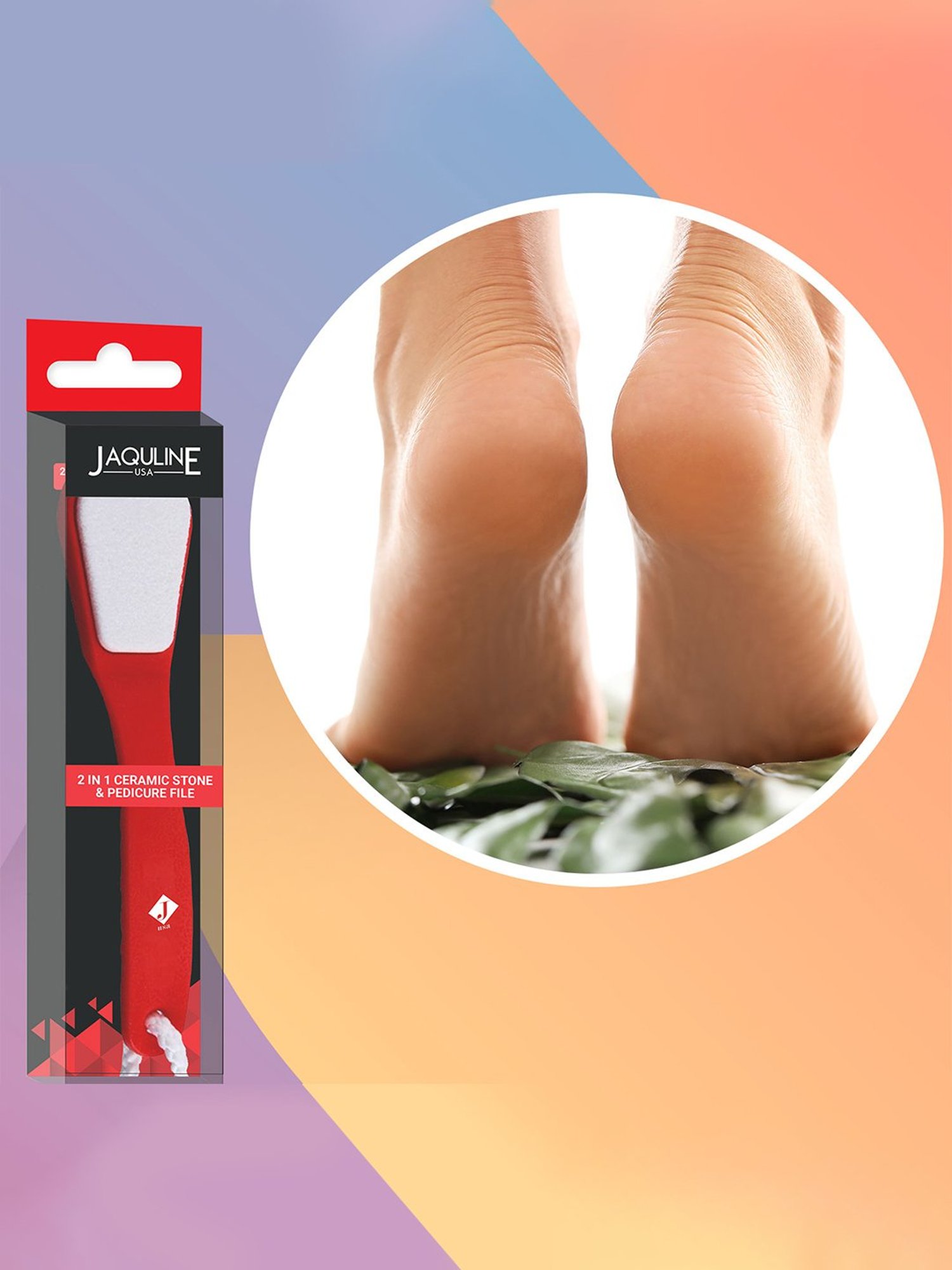 Jaquline USA Ceramic Stone and Pedicure File