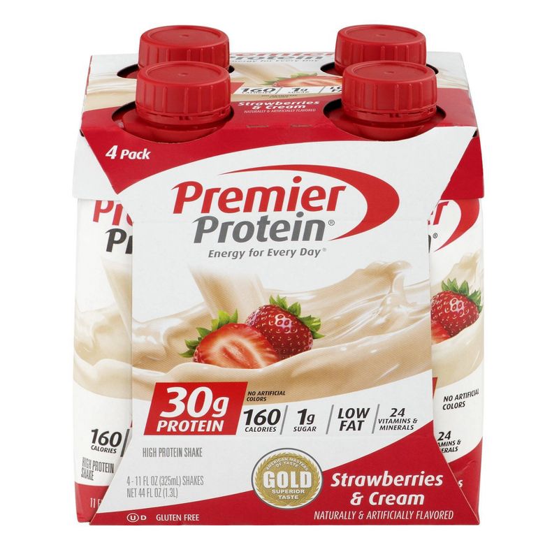 Premier Protein Strawberry Shake - 11 fl oz/4ct
