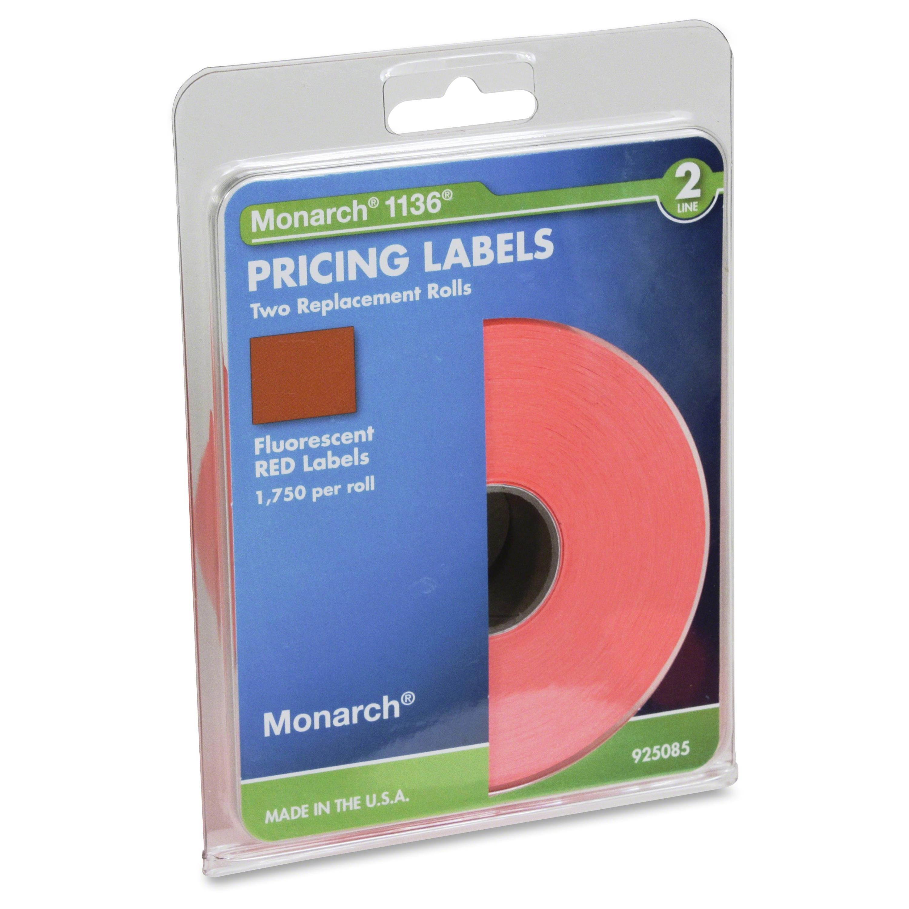 Monarch Pricemarker 1136 Easy-Load Two-Line Labels