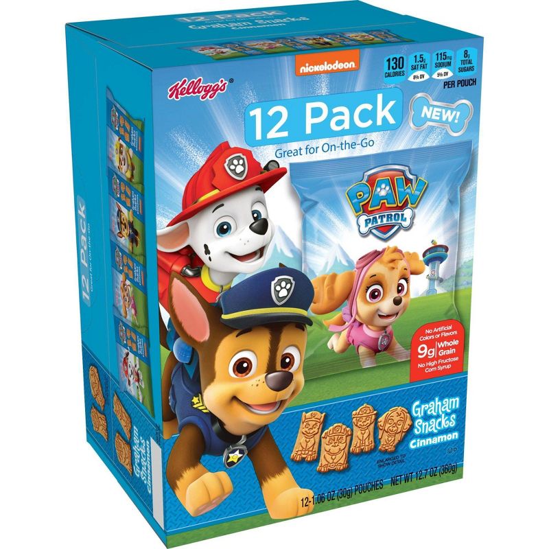 Paw Patrol Grahams Snacks - 12ct