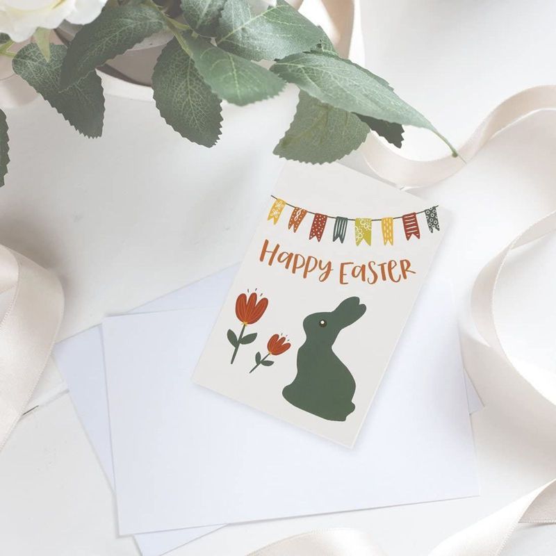 White Card Stock Half Fold Greeting Cards for DIY Craft, Notes, Glossy and Matte (8.5 x 5.5 In Folded, 100 Sheets)