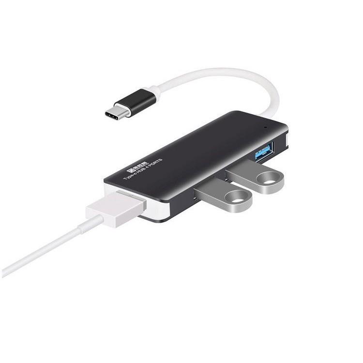 5Gbps Aluminum USB 3.0 TYPE C 4Port HUB for Type -C Notebook PC USB Flash Drives