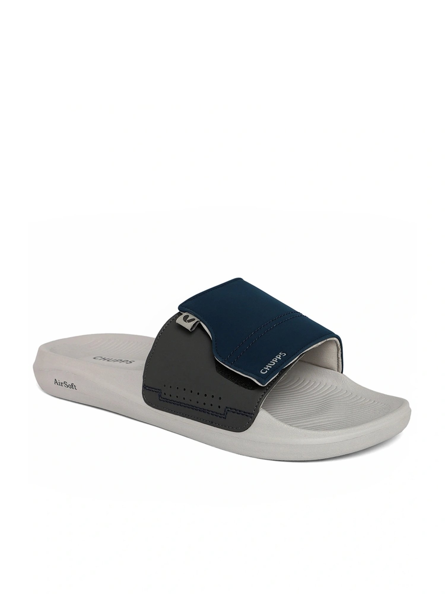 Chupps Men's Vapor AirSoft Navy Slides