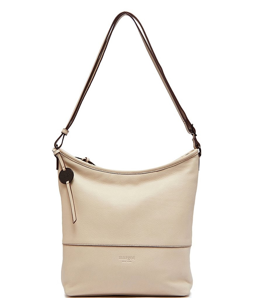 Margot Chester Leather Hobo Crossbody Bag